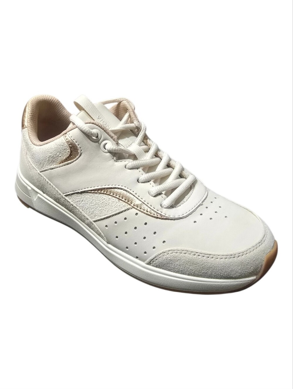 ​Vionic Nova Leather & Suede Orthotic Walking Sneakers